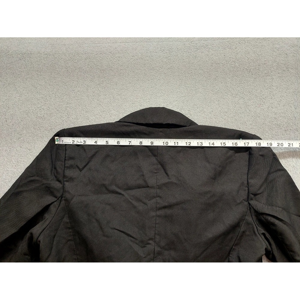 Le Suit Women Blazer Jacket 14 Black Button Front Pockets Single Breasted Career - Picture 11 of 15